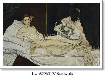 Olympia by Édouard Manet, Art Print