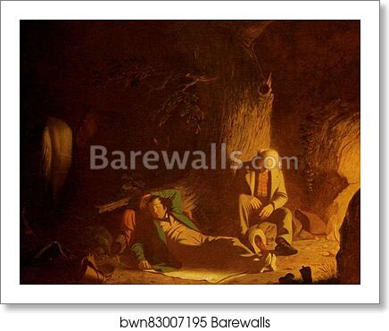 Belated Wayfarers by George Caleb Bingham, Art Print