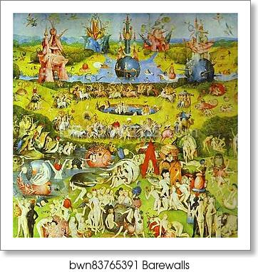 The Garden of Earthly Delights by Hieronymus Bosch, Art Print