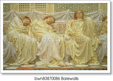 Dreamers by Albert Joseph Moore, Art Print