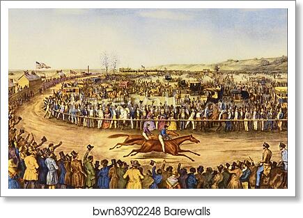 Peytona and Fashion by Currier & Ives, Art Print