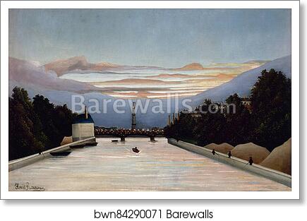 The Eiffel Tower by Henri Rousseau, Art Print