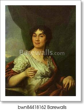 Portrait of Countess A. S. Protasova by Dmitry Levitzky, Art Print