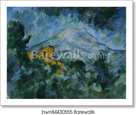 Mont Sainte-Victoire and Château Noir by Paul Cézanne, Art Print