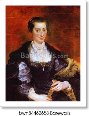 Portrait of Isabella Brant (?) by Peter Paul Rubens, Art Print