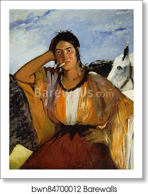 Gypsy with a Cigarette by Édouard Manet, Art Print