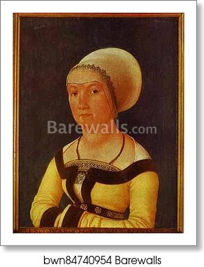 Portrait of 34-year-old Woman by Hans Holbein The Elder, Art Print Portrait of 34-year-old Woman by Hans Holbein The Elder, Art Print