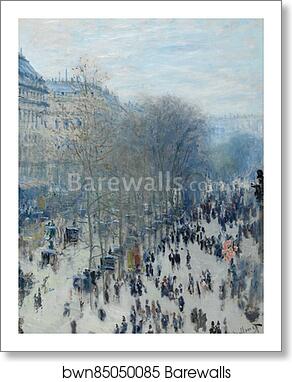 Boulevard des Capucines by Claude Monet, Art Print