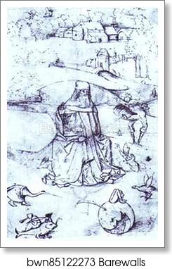 Temptation of St. Anthony by Hieronymus Bosch, Art Print