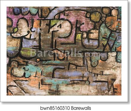 After The Flood by Paul Klee, Art Print