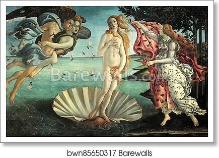 The Birth of Venus by Sandro Botticelli, Art Print