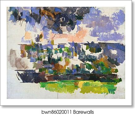 The Garden at Les Lauves (Le Jardin des Lauves) by Paul Cézanne, Art Print The Garden at Les Lauves (Le Jardin des Lauves) by Paul Cézanne, Art Print