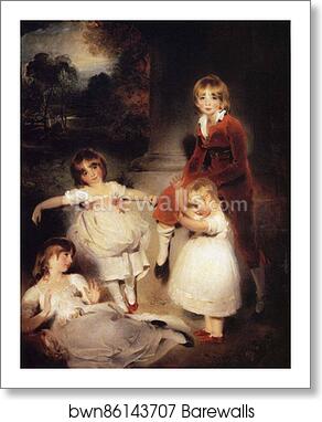 The Children of Ayscoghe Boucherett by Sir Thomas Lawrence, Art Print The Children of Ayscoghe Boucherett by Sir Thomas Lawrence, Art Print