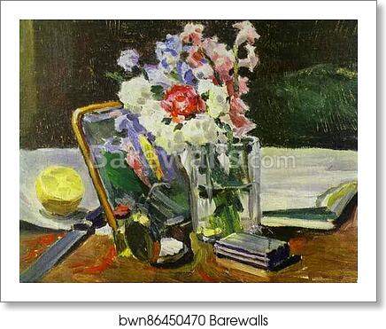 Still Life with Flowers by Victor Borisov-Musatov, Art Print