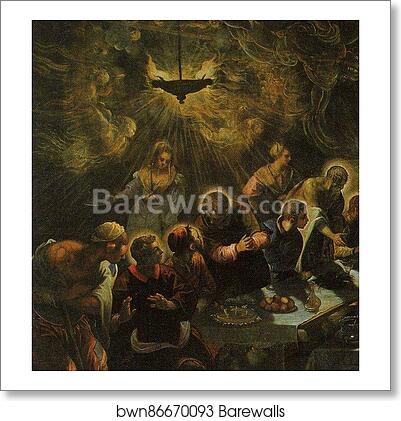Last Supper. Detail by Jacopo Robusti, Called Tintoretto, Art Print Last Supper. Detail by Jacopo Robusti, Called Tintoretto, Art Print