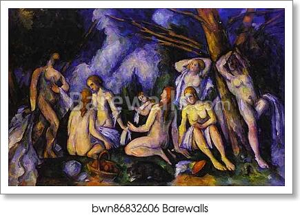 Big Bathers by Paul Cézanne, Art Print