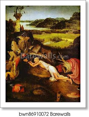 St. Jerome at Prayer by Hieronymus Bosch, Art Print