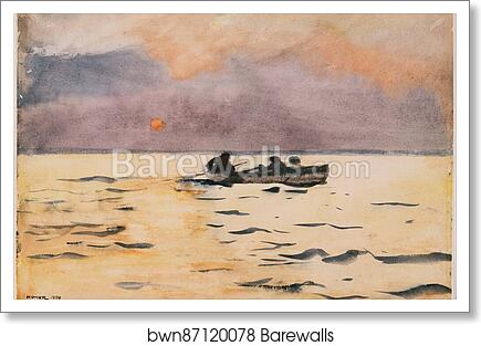 Rowing Home by Winslow Homer, Art Print