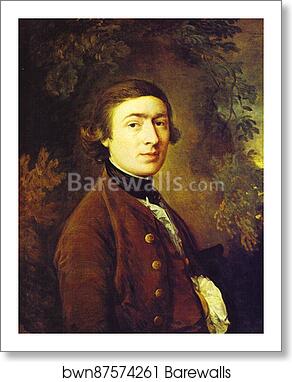 Self-Portrait by Thomas Gainsborough, Art Print