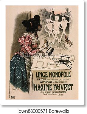 Linge Monopole by Auguste Roedel, Art Print