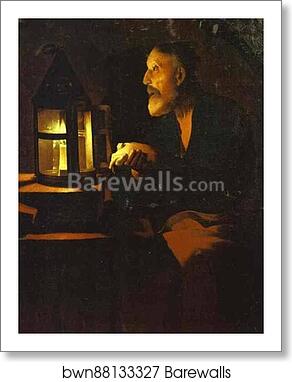 Tears of St. Peter by Georges De La Tour, Art Print