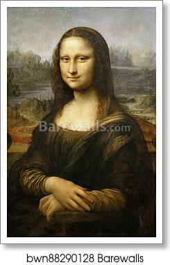 Mona Lisa by Leonardo Da Vinci, Art Print