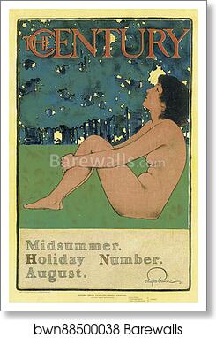 La Revue "The Century Magazine", de New-York by Maxfield Parrish, Art Print