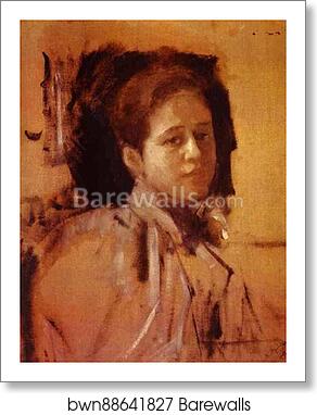 Portrait of Liudmila Mamontova by Valentin Serov, Art Print