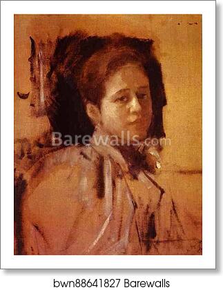 Portrait of Liudmila Mamontova by Valentin Serov, Art Print Portrait of Liudmila Mamontova by Valentin Serov, Art Print