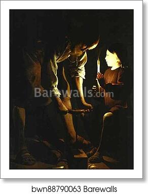 St. Joseph, the Carpenter by Georges De La Tour, Art Print