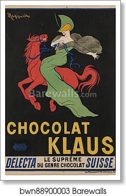 Chocolat Klaus by Leonetto Cappiello, Art Print