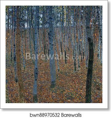 Beech Grove I by Gustav Klimt, Art Print