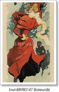 Palais de Glace Champs Elysées 1893 [473] by Jules Chéret, Art Print