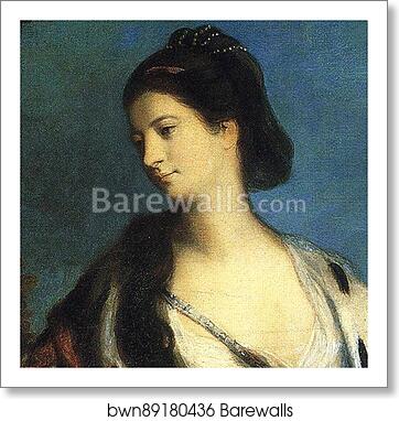 Elizabeth, Duchess of Hamilton and Argyll. Detail by Sir Joshua Reynolds, Art Print Elizabeth, Duchess of Hamilton and Argyll. Detail by Sir Joshua Reynolds, Art Print