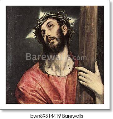 Christ Carrying the Cross by El Greco, Art Print