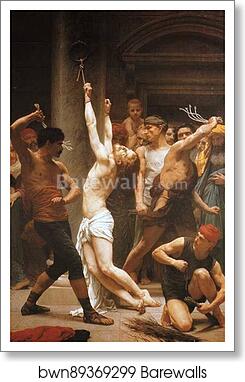 The Flagellation of Christ by William-Adolphe Bouguereau, Art Print The Flagellation of Christ by William-Adolphe Bouguereau, Art Print