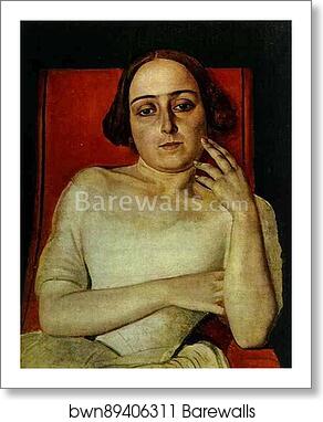 Portrait of Vittoria Marini by Alexander Ivanov, Art Print