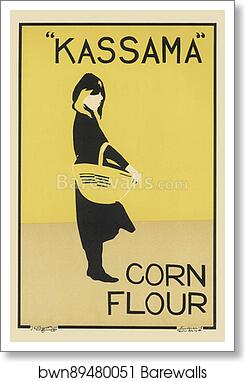 "Kassama" Corn Flour by William Nicholson, Art Print