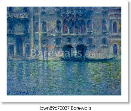 Palazzo da Mula in Venice by Claude Monet, Art Print