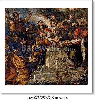 Assumption of the Virgin. Detail by Jacopo Robusti, Called Tintoretto, Art Print Assumption of the Virgin. Detail by Jacopo Robusti, Called Tintoretto, Art Print