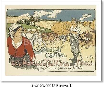Syndicat central des Agriculteurs de France by Georges Fay, Art Print