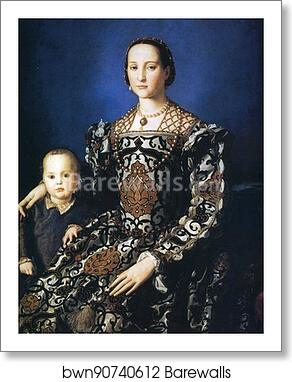 Portrait of Eleonora of Toledo with Her Son Giovanni by Agnolo Bronzino, Art Print Portrait of Eleonora of Toledo with Her Son Giovanni by Agnolo Bronzino, Art Print