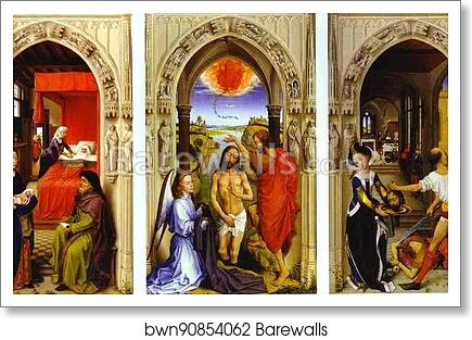 St. John Altarpiece by Rogier Van Der Weyden, Art Print