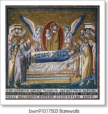 Death of the Virgin by Pietro Cavallini, Art Print