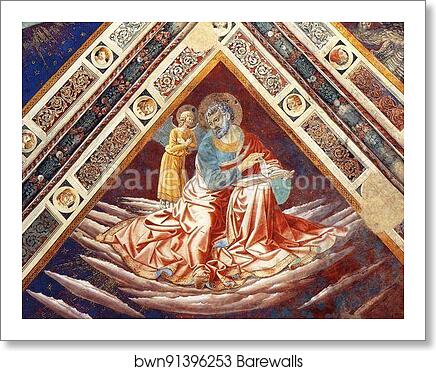 St. Luke. The Four Evangelists by Benozzo Gozzoli, Art Print St. Luke. The Four Evangelists by Benozzo Gozzoli, Art Print