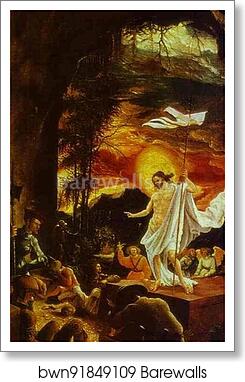The Resurrection of Christ by Albrecht Altdorfer, Art Print