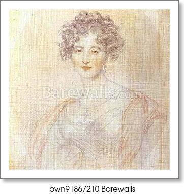 Study for the Portrait of Countess E. K. Vorontsova by Sir Thomas Lawrence, Art Print