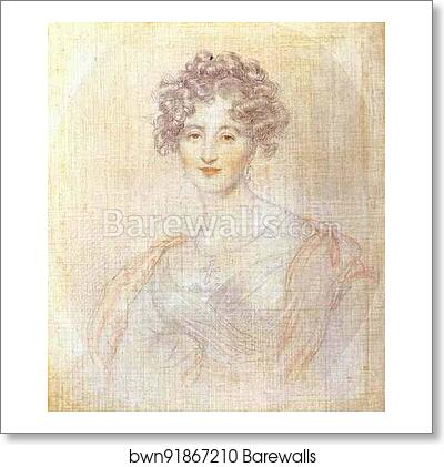 Study for the Portrait of Countess E. K. Vorontsova by Sir Thomas Lawrence, Art Print Study for the Portrait of Countess E. K. Vorontsova by Sir Thomas Lawrence, Art Print