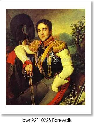 Portrait of the Colonel Count V. S. Apraksin by Nikifor Krylov, Art Print Portrait of the Colonel Count V. S. Apraksin by Nikifor Krylov, Art Print