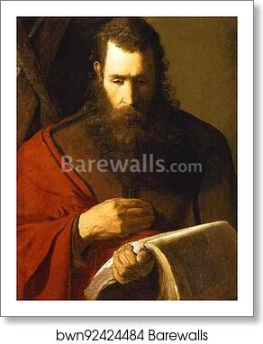 St. Andrew by Georges De La Tour, Art Print